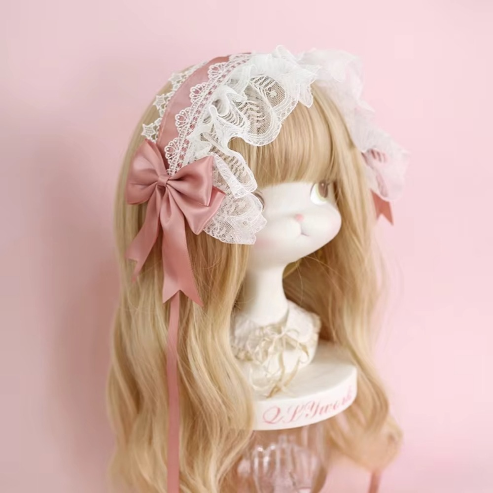 Lace Ribbon Trim - Lovely Ribbon Bow Lace Headband Lace