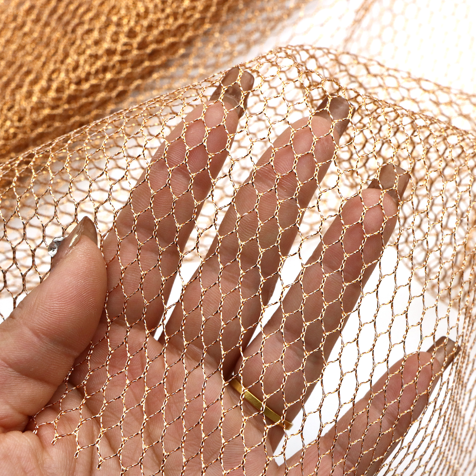 Crystal Mesh Fabric - 1Pc Mesh Fabric - 59x19.68inch(150x50cm) Sheer