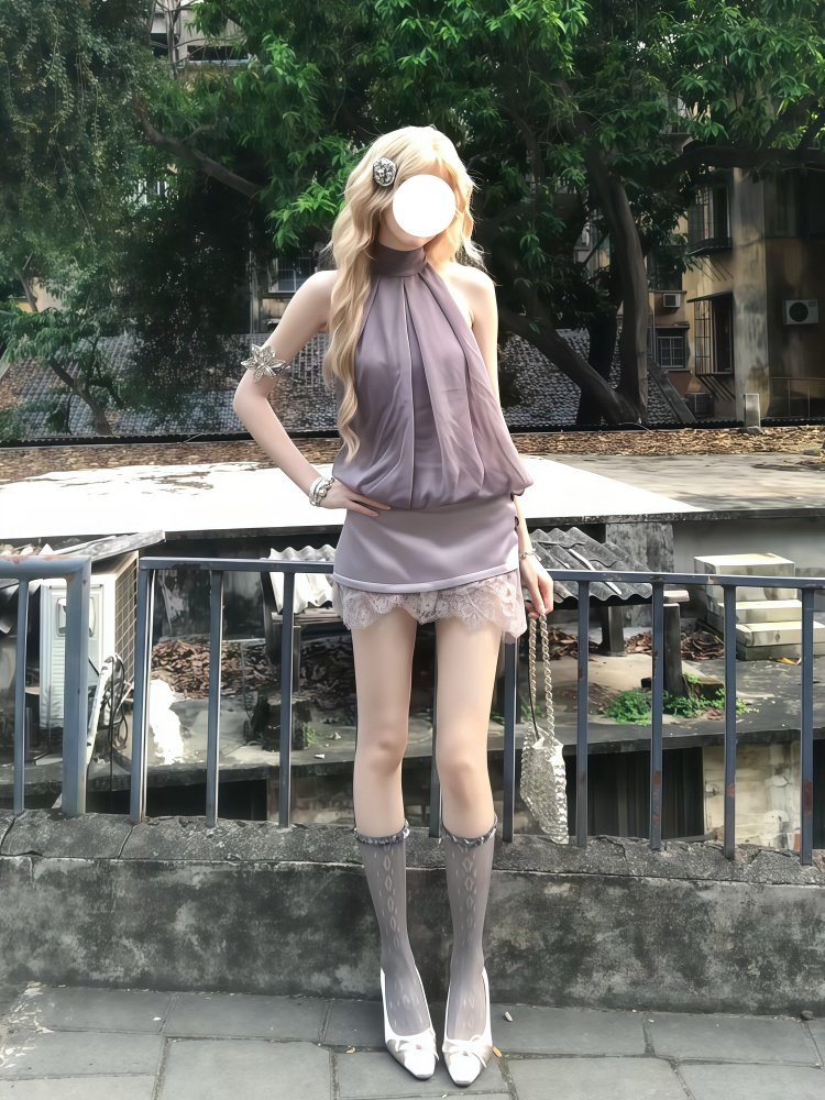 Sweet Lolita 2 Piece Set Women - Lace Ribbon Trim のレビューと価格