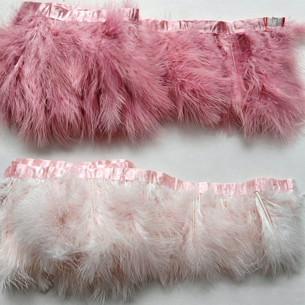 2Meters/lot  Skin Pink and Bab - Feather Trim Marabou のレビューと価格