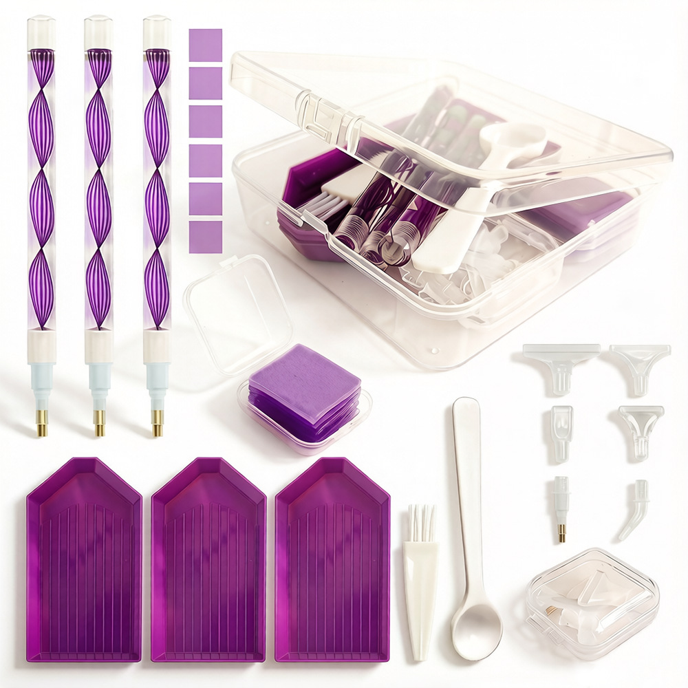 DIY Diamond Painting Tool Kit  - Craft Embellishment Storage のレビューと価格