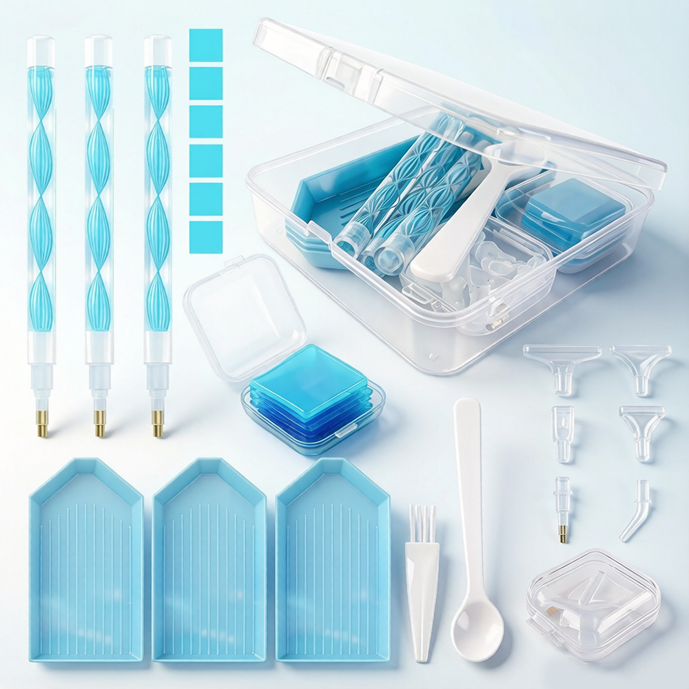 DIY Diamond Painting Tool Kit  - Craft Embellishment Storage のレビューと価格