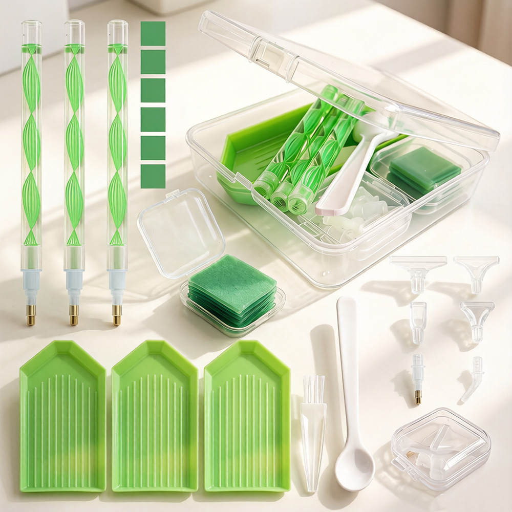DIY Diamond Painting Tool Kit  - Craft Embellishment Storage のレビューと価格