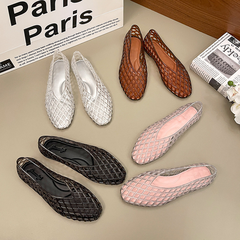 omens Summer Flat Jelly Sandal - Crystal Mesh Fabric のレビューと価格