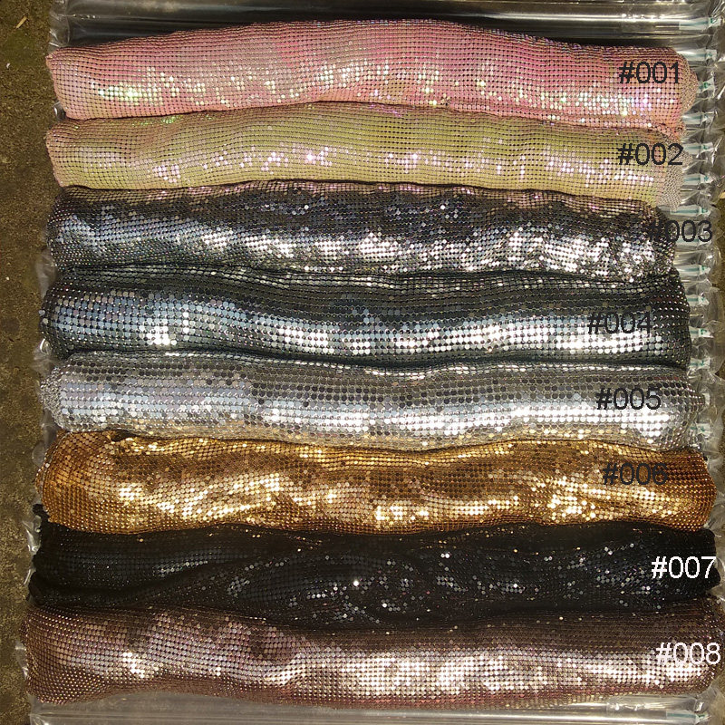 2019 Fashion Fabric  Gold Silv - Crystal Mesh Fabric のレビューと価格