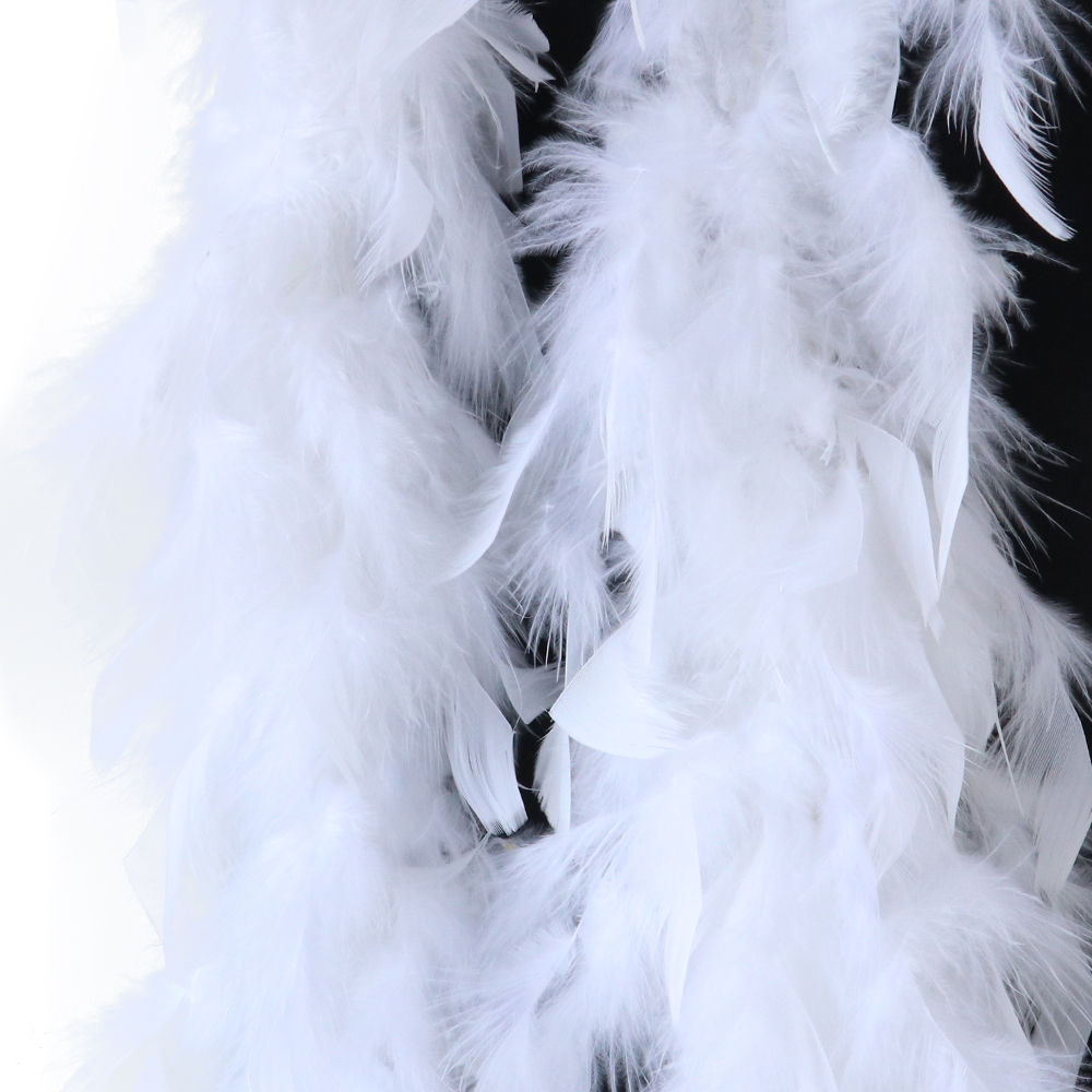 2 Yards Fluffy White Feather B - Feather Trim Marabou のレビューと価格