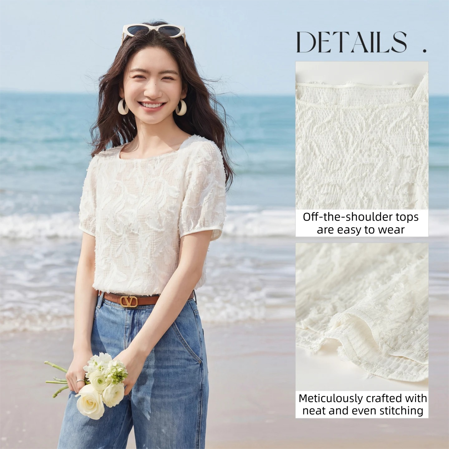 SENTUBILA Women's One-Shoulder - Tassel Fringe Trim のレビューと価格