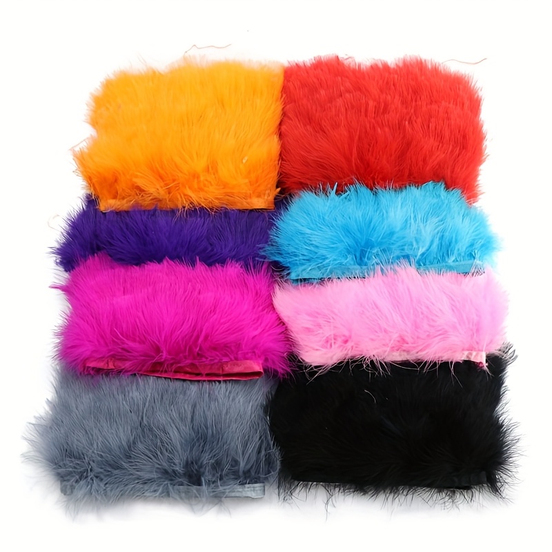 Fluffy Turkey Feathers Trim Fr - Feather Trim Marabou のレビューと価格