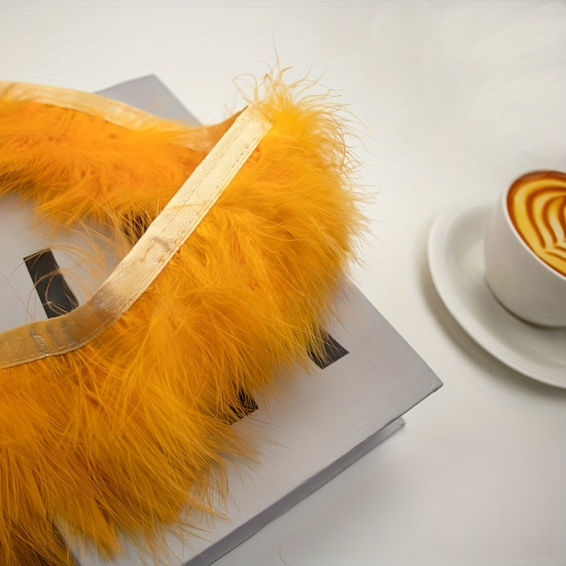 Fluffy Turkey Feathers Trim Fr - Feather Trim Marabou のレビューと価格