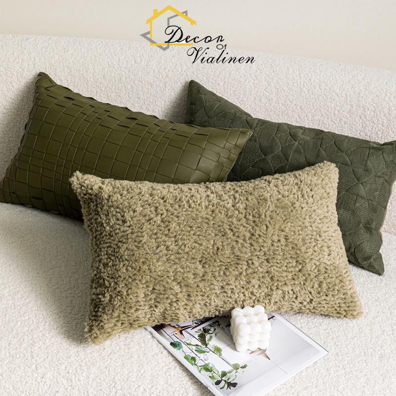Green waist pillow, minimalist - Velvet Ribbon Roll のレビューと価格