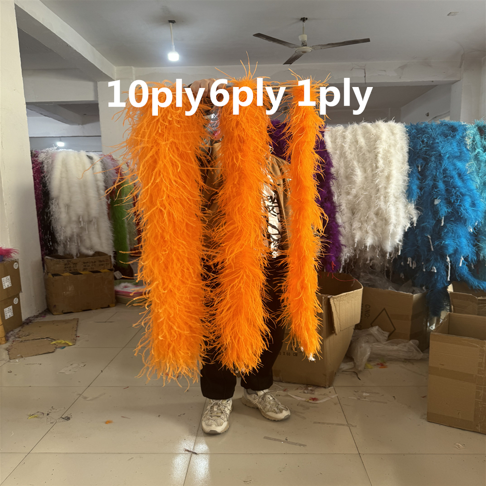 Natural Ostrich Feather Boa 1  - Feather Trim Marabou のレビューと価格