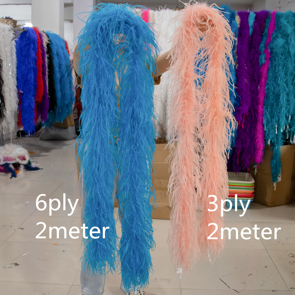 Natural Ostrich Feather Boa 1  - Feather Trim Marabou のレビューと価格