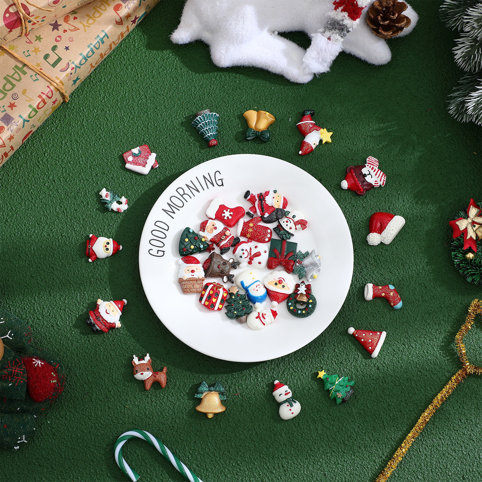 50 PCS Embellishment Christmas - Craft Embellishments のレビューと価格