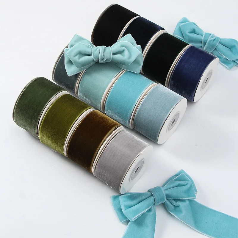Classic 5yards 6mm-38mm Single - Velvet Ribbon Roll のレビューと価格