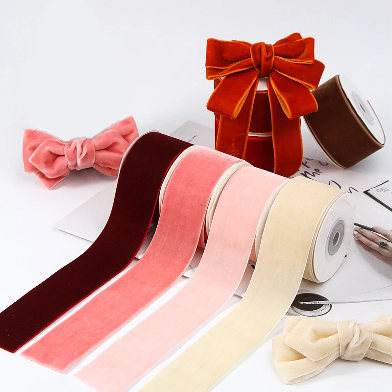 Classic 5yards 6mm-38mm Single - Velvet Ribbon Roll のレビューと価格