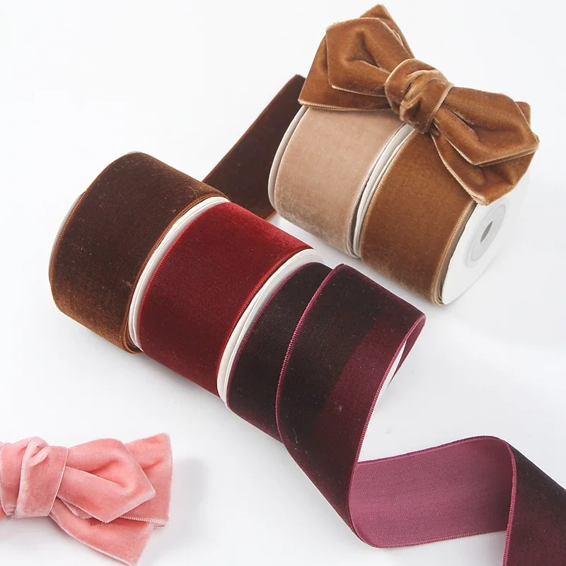 Classic 5yards 6mm-38mm Single - Velvet Ribbon Roll のレビューと価格