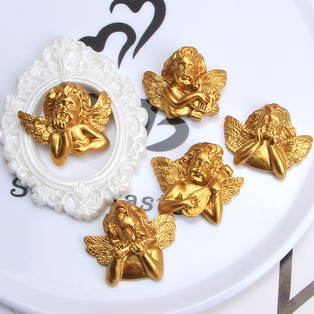 15pcs Resin Angel Accessories  - Craft Embellishments のレビューと価格