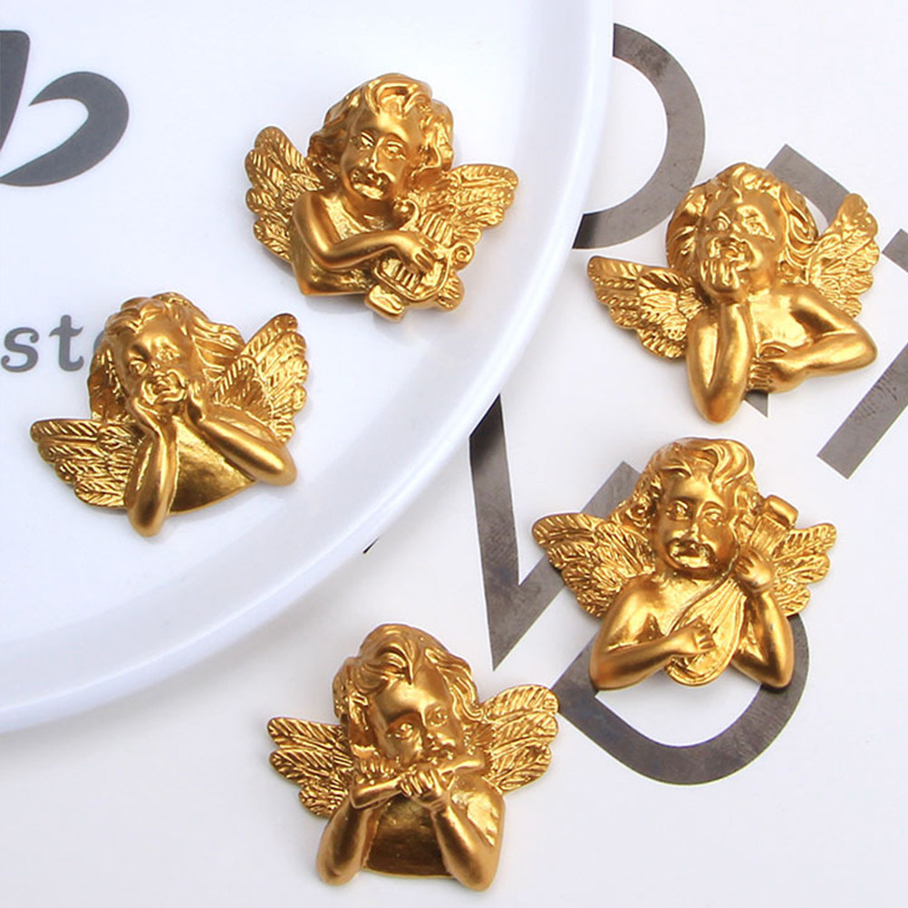 15pcs Resin Angel Accessories  - Craft Embellishments のレビューと価格