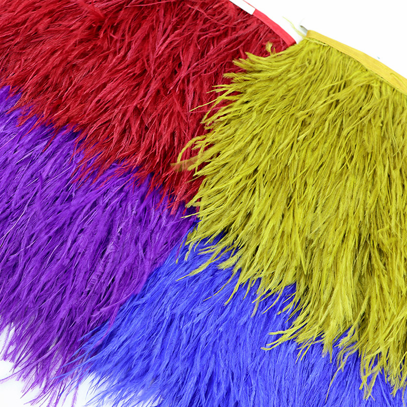 1M 8-10cm Black Ostrich Feathe - Feather Trim Marabou のレビューと価格