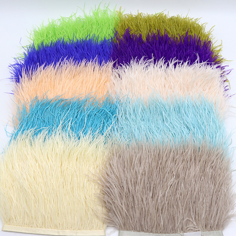 1M 8-10cm Black Ostrich Feathe - Feather Trim Marabou のレビューと価格