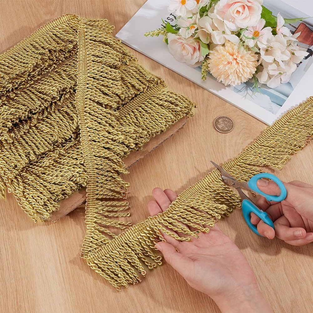 12 Yardsx2.2Inch Fringe Trim C - Tassel Fringe Trim のレビューと価格
