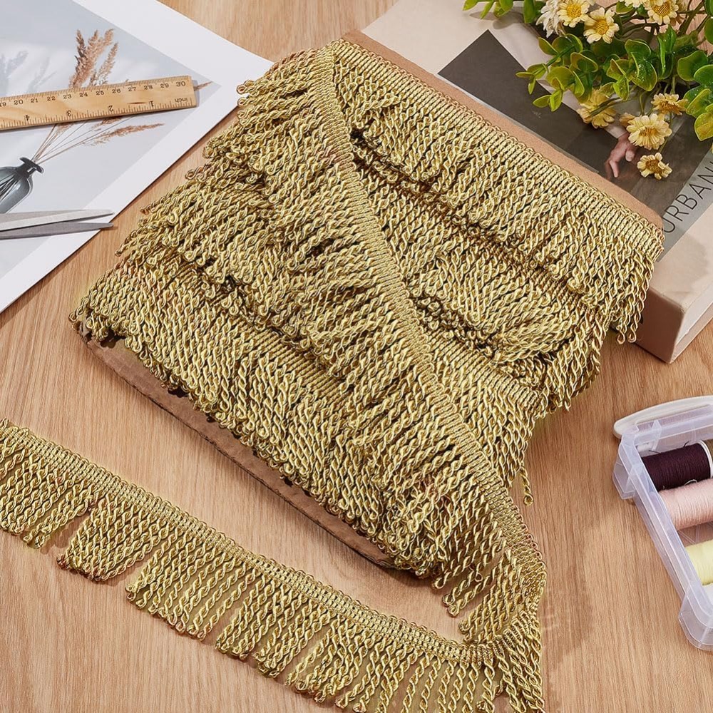 12 Yardsx2.2Inch Fringe Trim C - Tassel Fringe Trim のレビューと価格