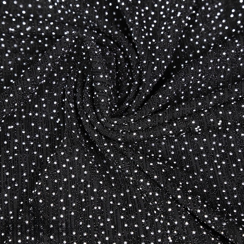 Spring Summer Bronzing Diamond - Crystal Mesh Fabric のレビューと価格