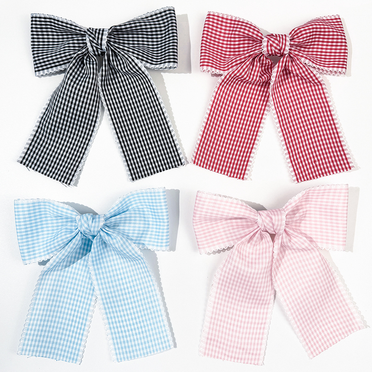 24pc/lot Tartan Plaid Printed  - Lace Ribbon Trim のレビューと価格