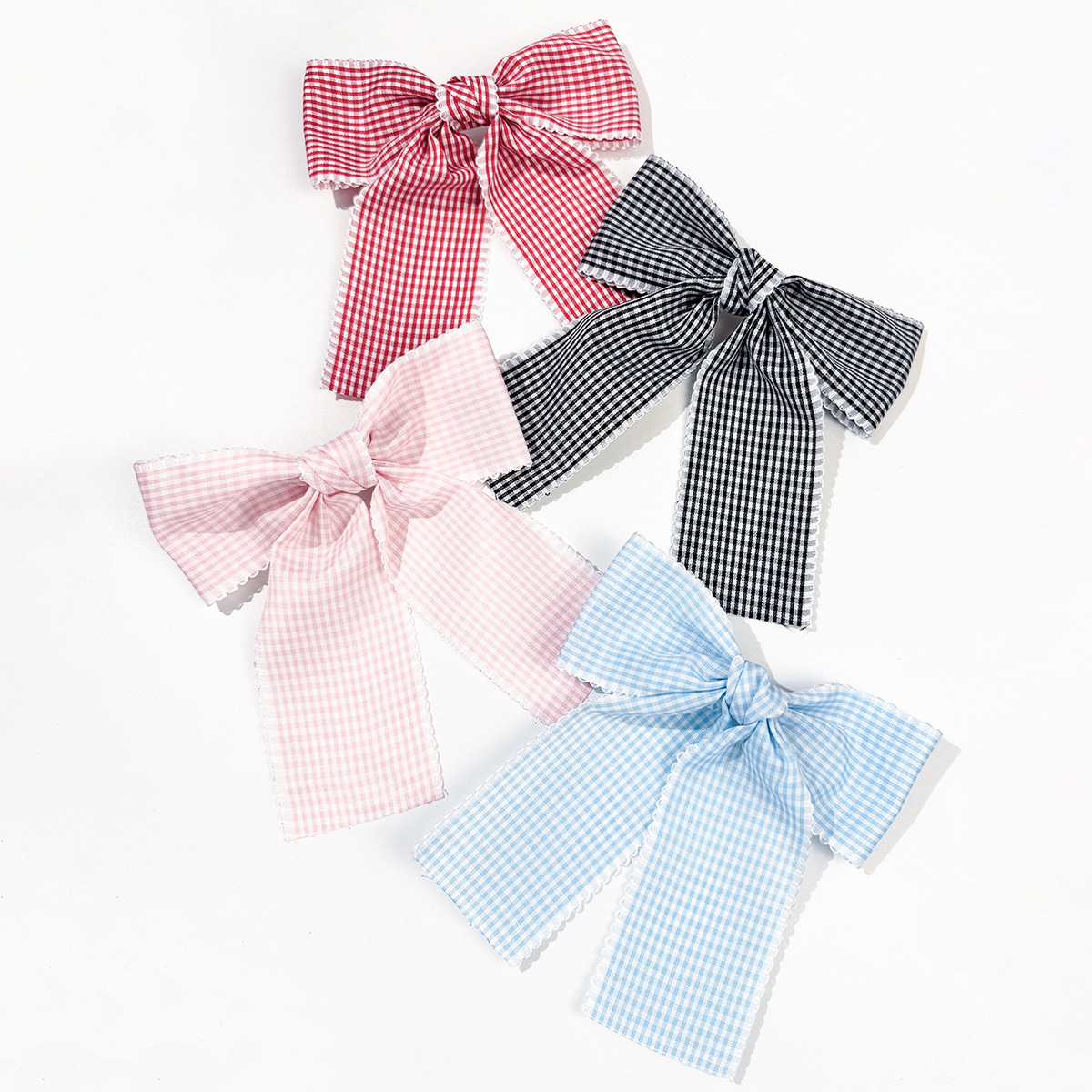 24pc/lot Tartan Plaid Printed  - Lace Ribbon Trim のレビューと価格