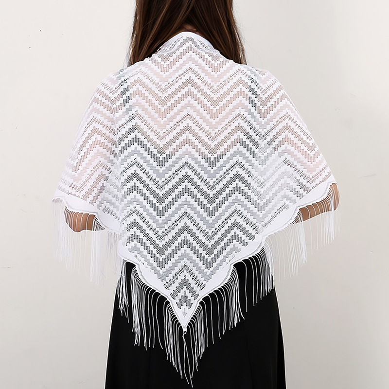 Elegant Tassels Triangular Sca - Tassel Fringe Trim のレビューと価格