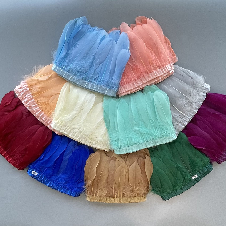 15-20cm Natural Goose Feather  - Feather Trim Marabou のレビューと価格