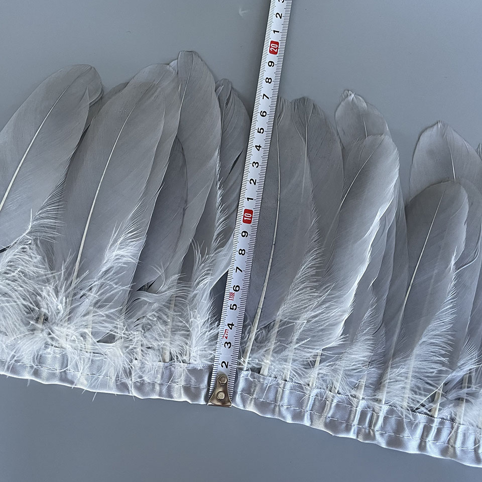 15-20cm Natural Goose Feather  - Feather Trim Marabou のレビューと価格