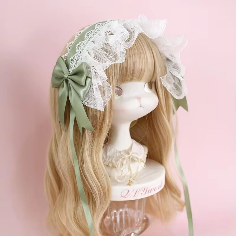 Lovely Ribbon Bow Lace Headban - Lace Ribbon Trim のレビューと価格