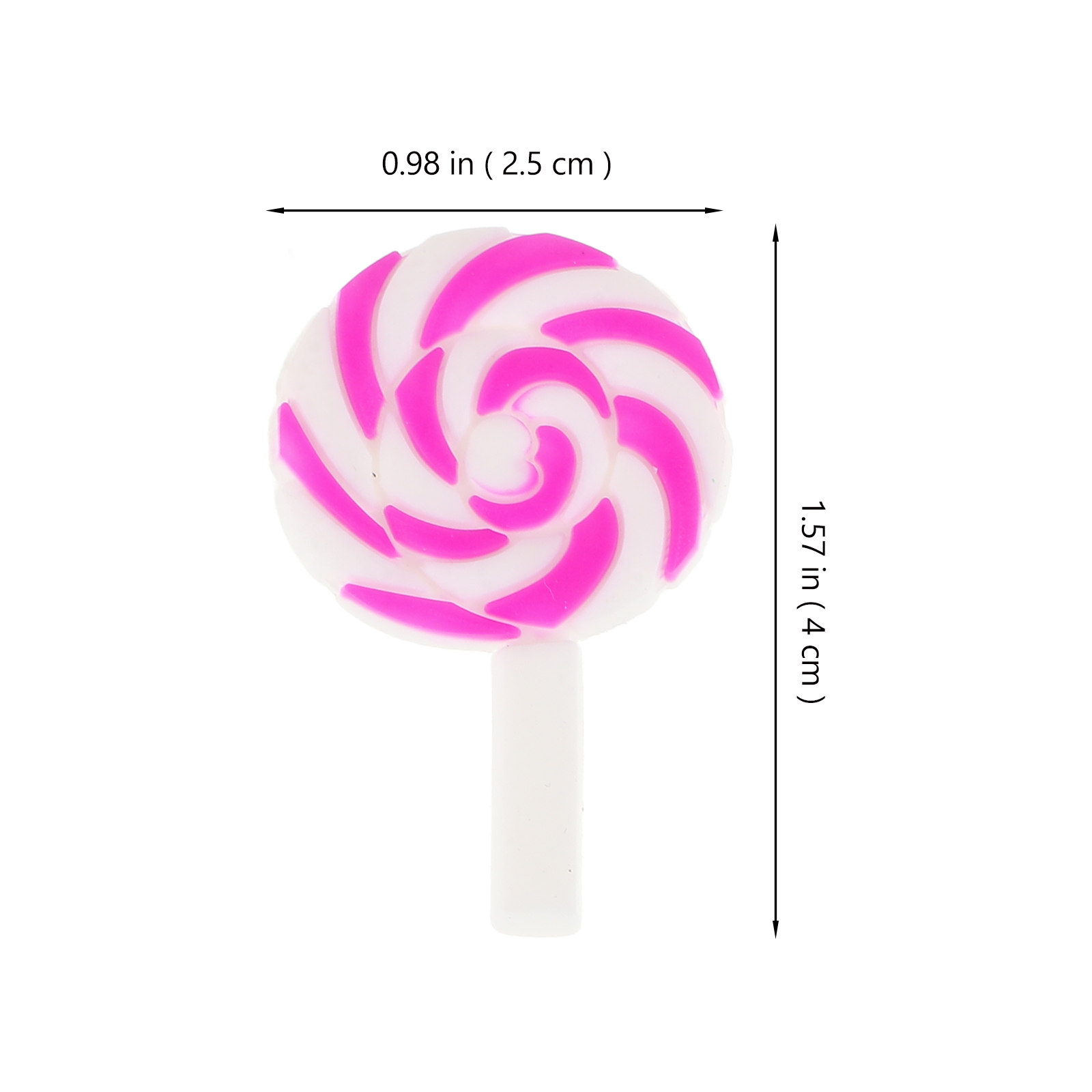 36Pcs Vibrant Rainbow Lollipop - Craft Embellishments のレビューと価格