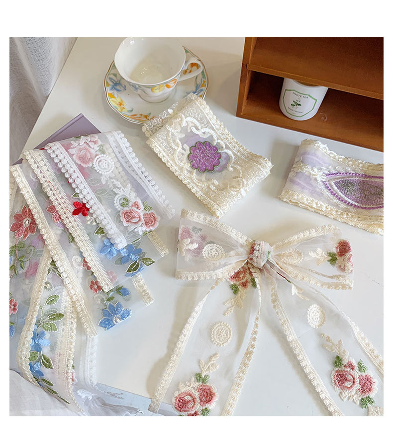1 Yard Lace Embroidery Flower  - Lace Ribbon Trim のレビューと価格