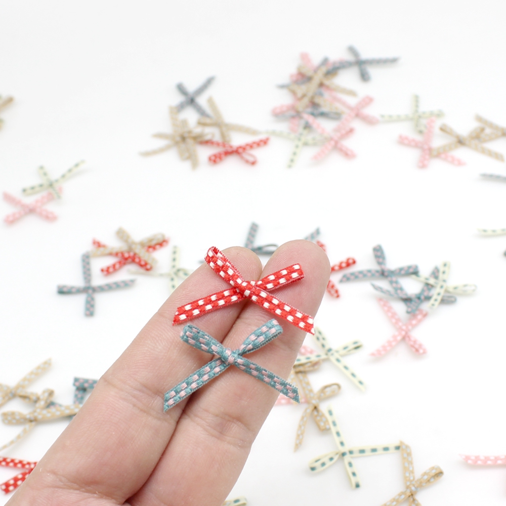 100pcs 2cm*3cm  Bowknot  Small - Embellishments For Scrapbooking のレビューと価格
