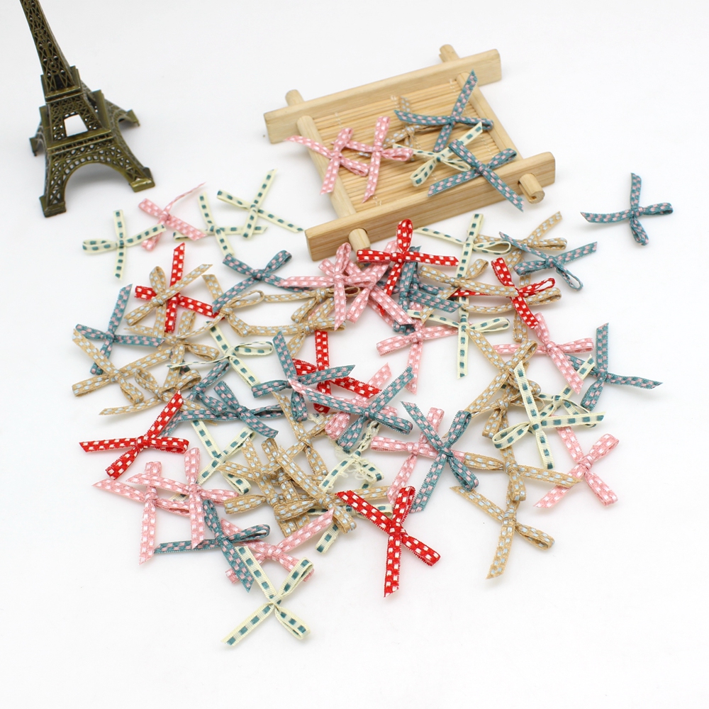 100pcs 2cm*3cm  Bowknot  Small - Embellishments For Scrapbooking のレビューと価格