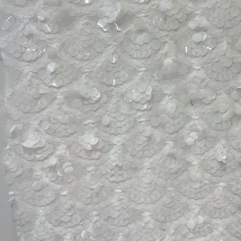 Mesh Base Cloth Sequin Embroid - Crystal Mesh Fabric のレビューと価格