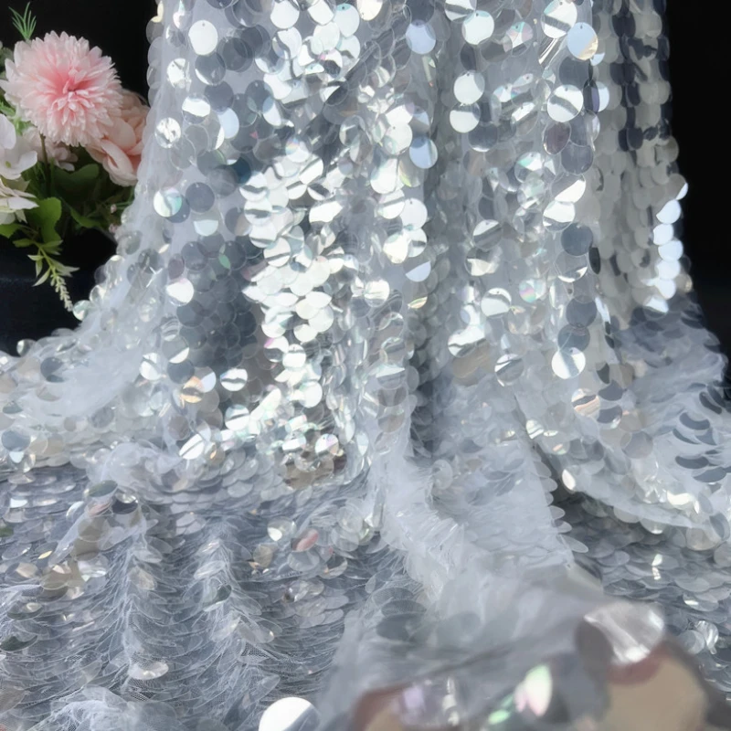 Encrypted Crystal Sequin Fabri - Crystal Mesh Fabric のレビューと価格