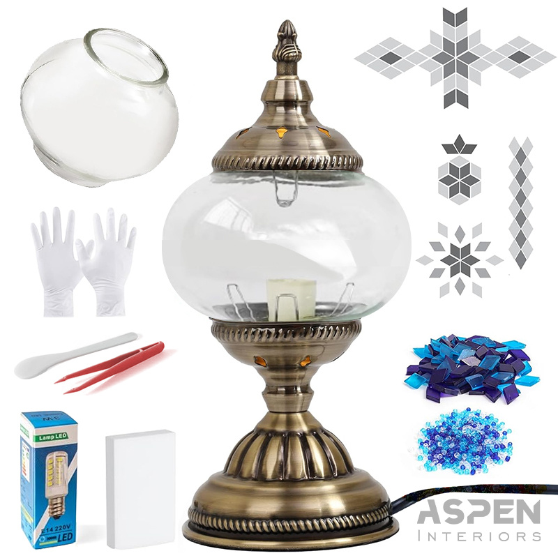 DIY Colored Glass Mosaic Table - Craft Embellishments のレビューと価格