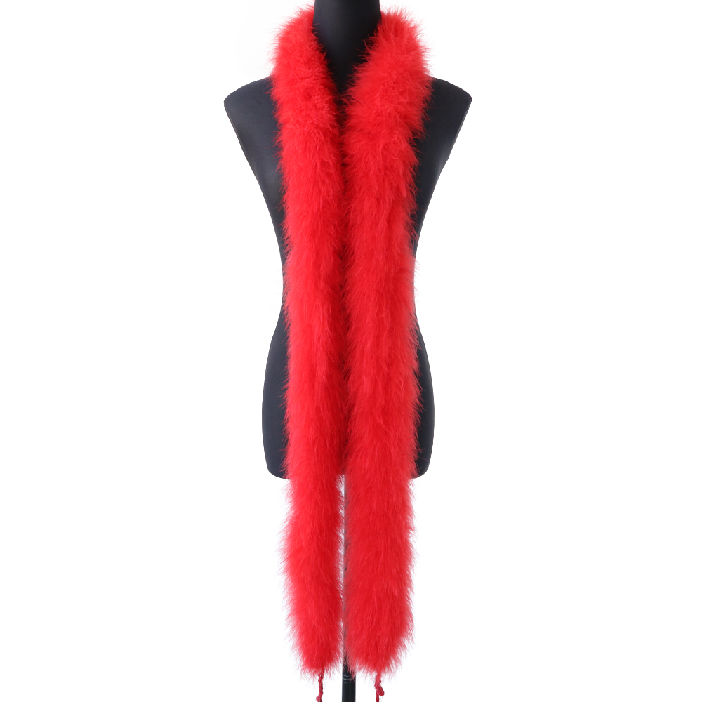 2M 50g Red Fluffy Turkey Marab - Feather Trim Marabou のレビューと価格