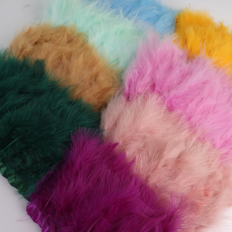 10 Meters Natural Turkey Marab - Feather Trim Marabou のレビューと価格