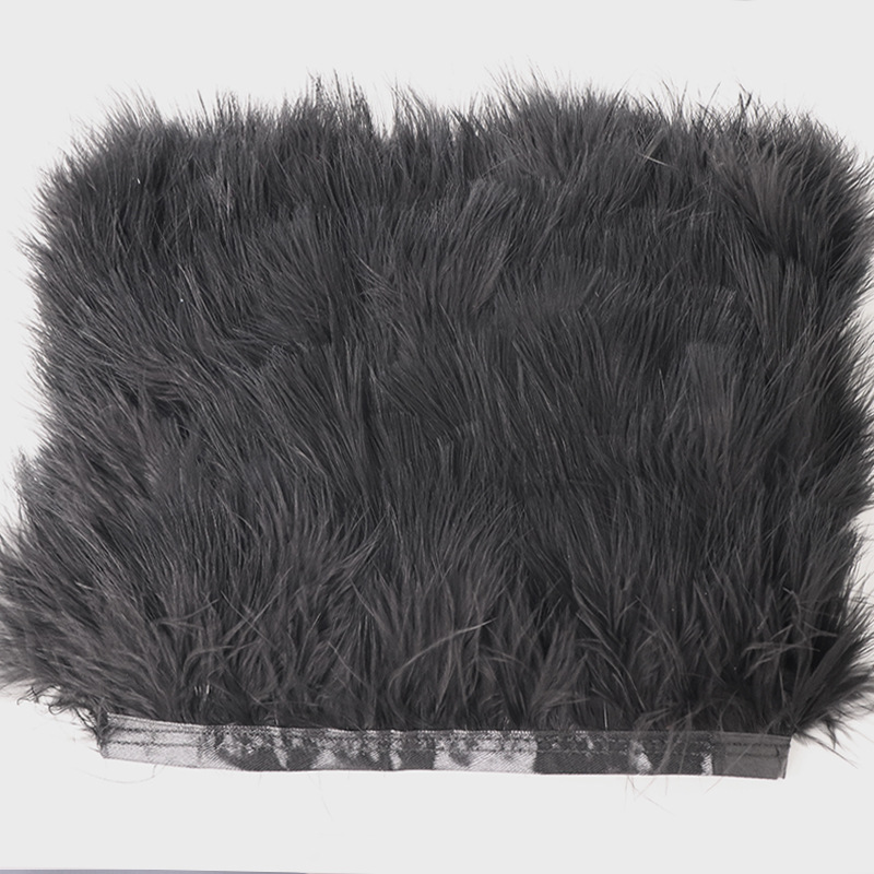 Black White Turkey Feathers Tr - Feather Trim Marabou のレビューと価格