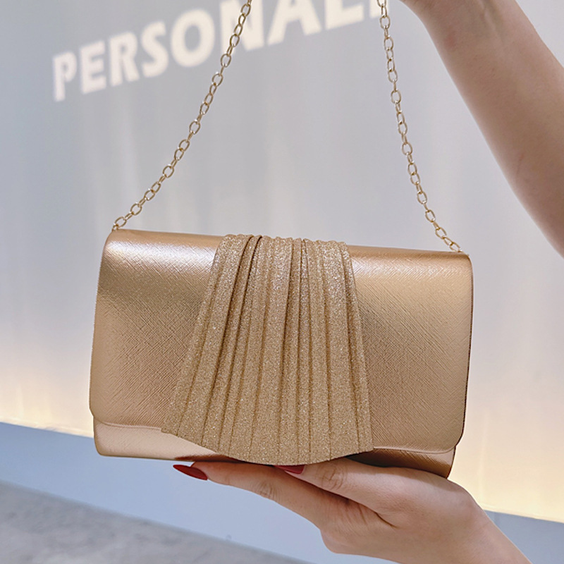 Golden Small Evening Clutch Ba - Tassel Fringe Trim のレビューと価格