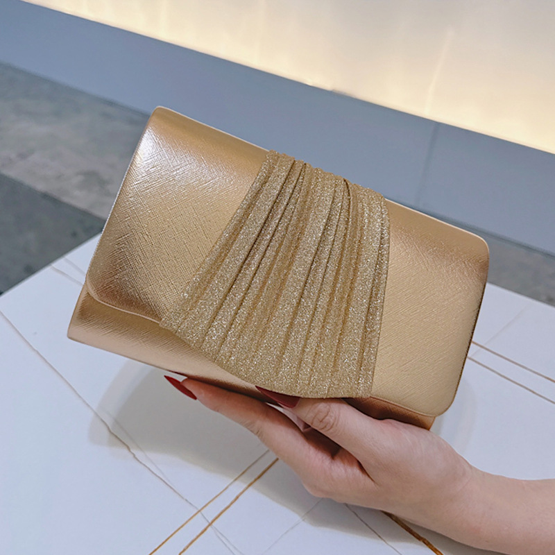 Golden Small Evening Clutch Ba - Tassel Fringe Trim のレビューと価格