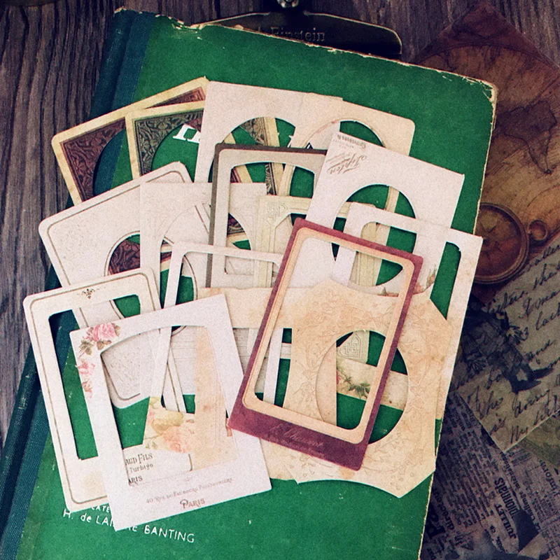 29Pcs Vintage Frame Junk Journ - Embellishments For Scrapbooking のレビューと価格
