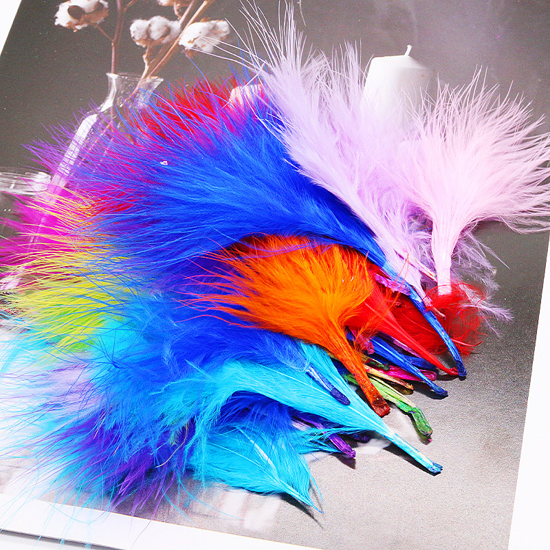 8-12cm Colored Plumas Natural  - Feather Trim Marabou のレビューと価格