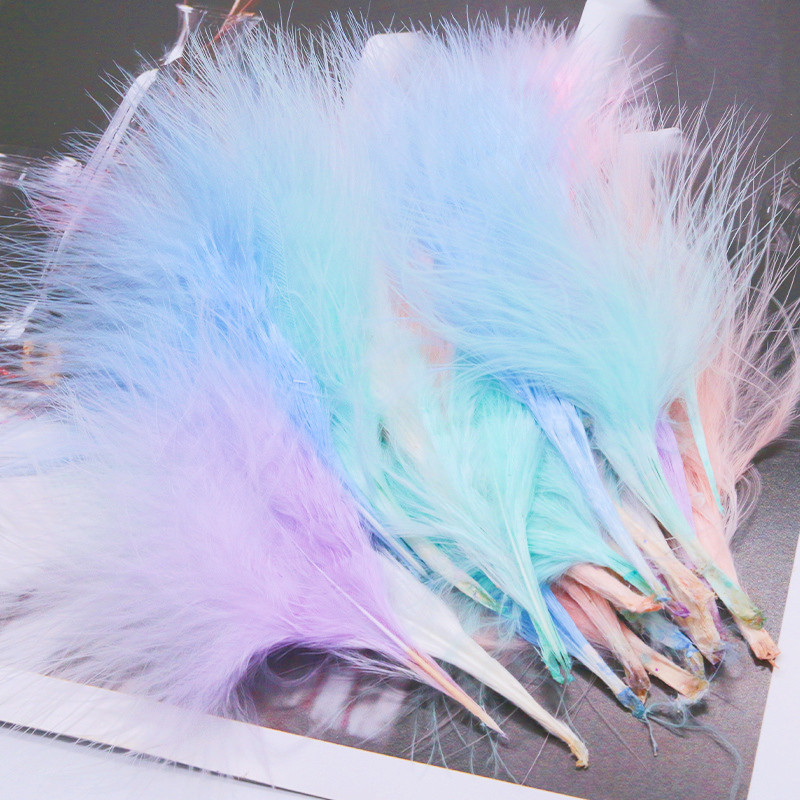 8-12cm Colored Plumas Natural  - Feather Trim Marabou のレビューと価格