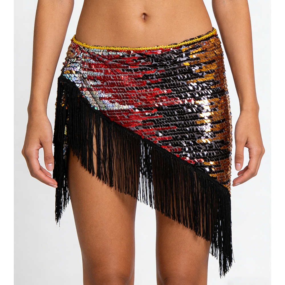 Women's Sequins Belly Dance Hi - Tassel Fringe Trim のレビューと価格