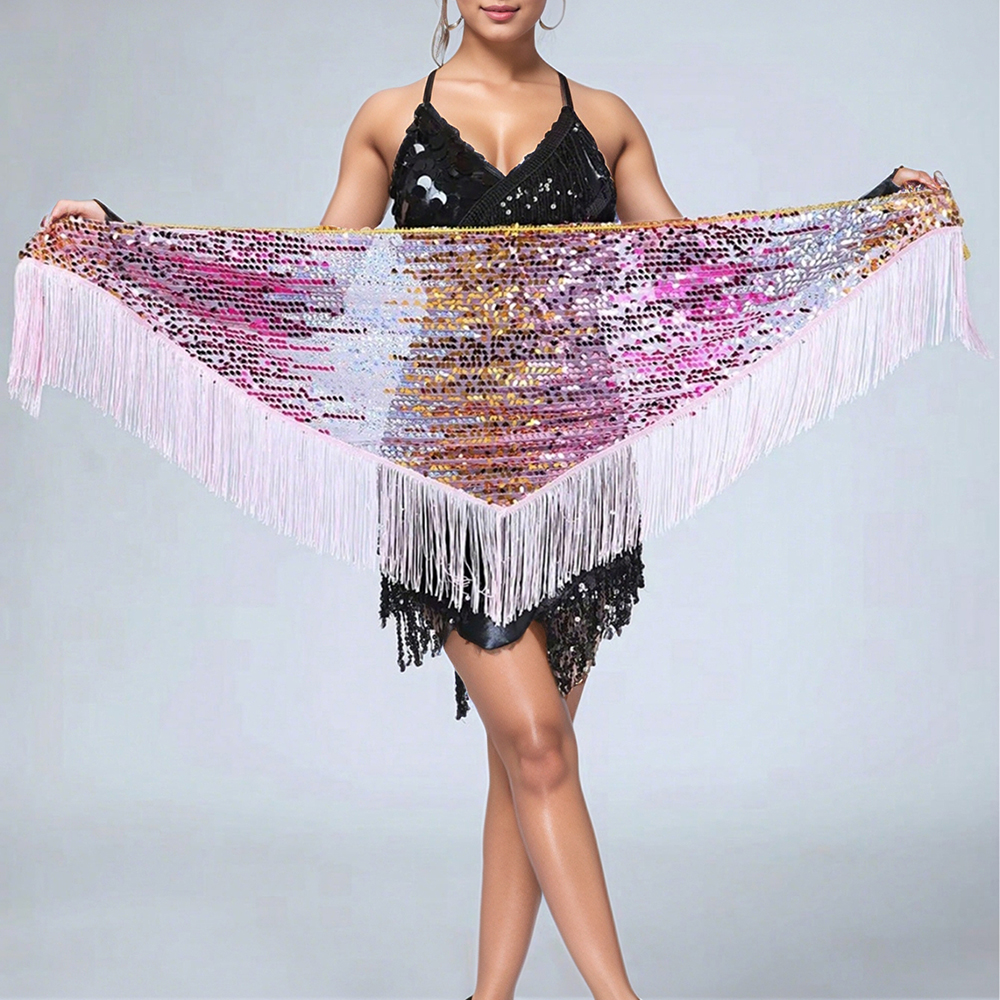 Women's Sequins Belly Dance Hi - Tassel Fringe Trim のレビューと価格